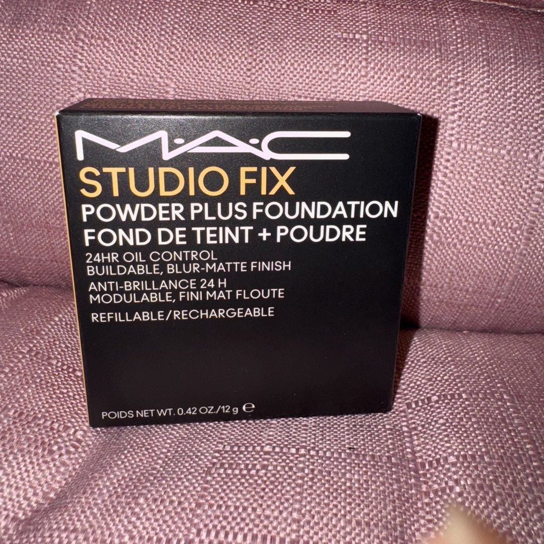 MAC Studio Fix Powder Plus Foundation NC16 (Category: Makeup) located in Taguig. Submitted by skinsupplyph (Listing ID 1446961984, Image 2). Description: MAC Studio Fix Powder Plus Foundation NC16 All-new shade! Limited edition, not available in the Philippines. Like New - only swatched once Authentic from Sephora US Complete with Box Reason for Selling: wrong shade Mode of Payment: BPI, BDO, Metrobank, GCash, Maya Shipping to be shouldered by th