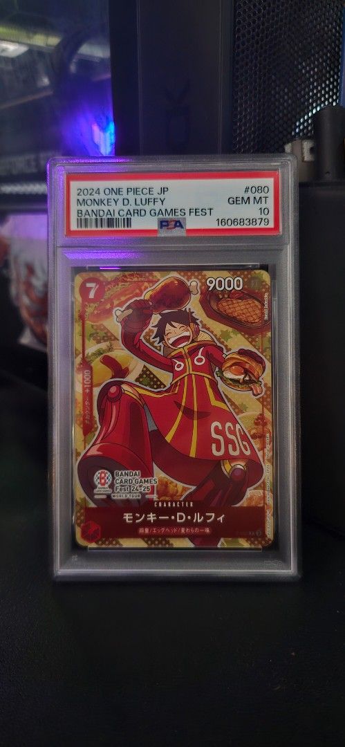 Meat luffy sequentials (Category: Graded Cards) located in Singapore. Submitted by Mr_benevolent (Listing ID 1446995343, Image 1). Description: All three Meat Luffy PSA10 - Mos Burger Luffy Promo 2024 - Bandai Card Fest 2024 Monkey D Luffy - Chinese New Year Luffy Promo 2023 - OBO Mailing available. . . One Piece | Nami | Zoro | Manga |Promo |Rare| PSA 10 | Sequential|.