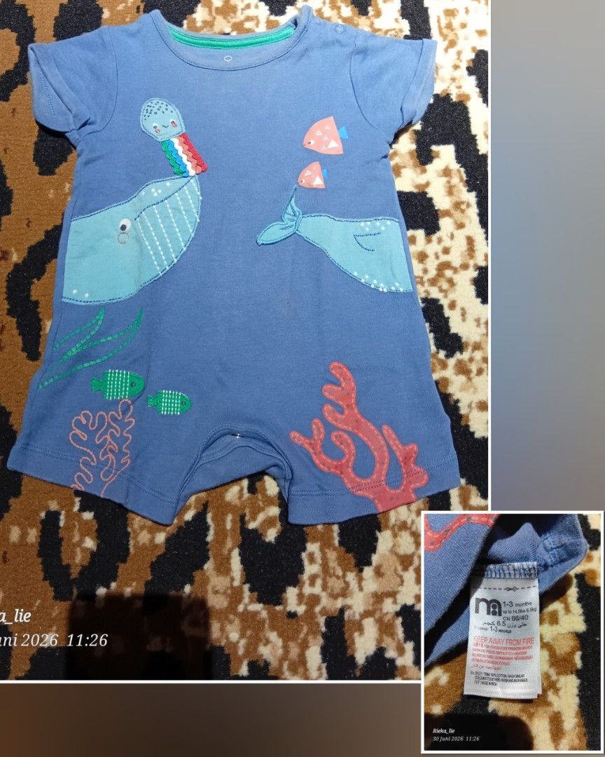 Mothercare romper (Kategori: Baju Bayi) berada di Jakarta Pusat. Dikirim oleh kaaf_shop (ID iklan 1446912660, Gambar 1). Deskripsi: gambarnya 3D ya mulus no defect sz 1-3m (big cut).