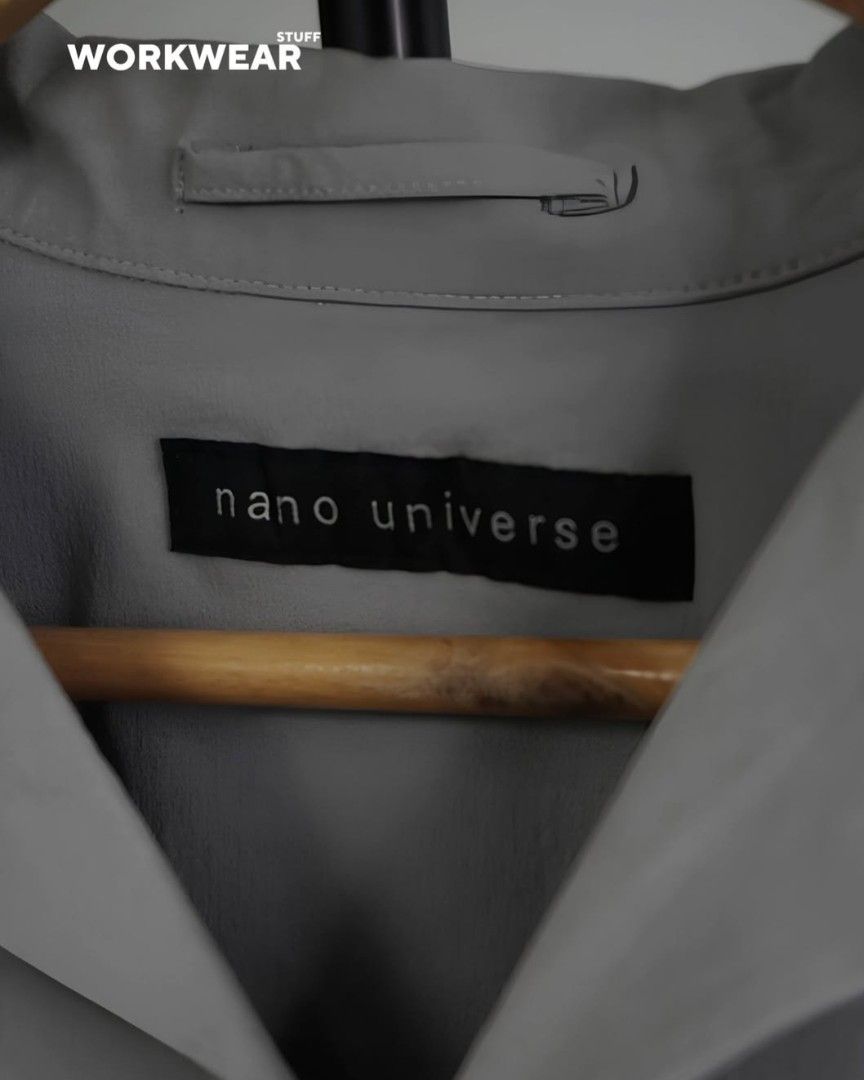 Nano Universe Open collar shirt (Category: Tshirts & Polo Shirts ) located in Davao. Submitted by workwear_stuff (Listing ID 1447081580, Image 3). Description: Nano Universe Open collar shirt Condition 9.5/10 Color Rate 9.5/10 Width 24 Length 28 M - 450.