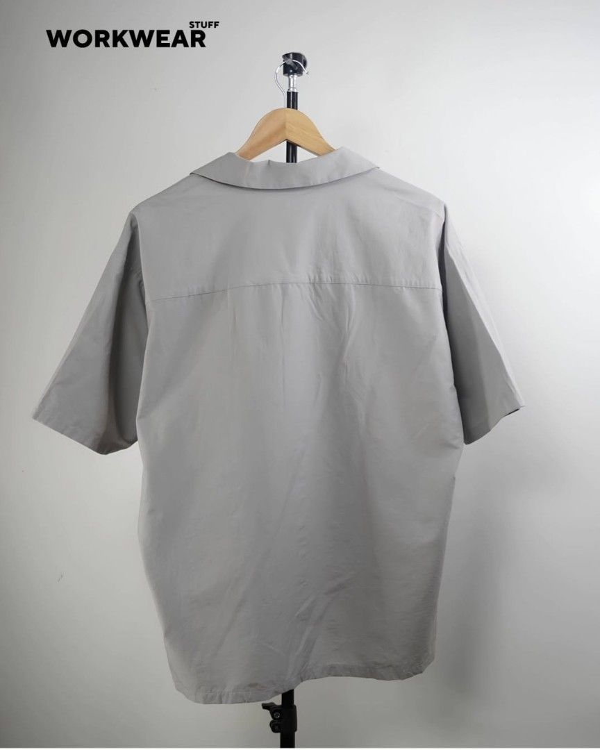 Nano Universe Open collar shirt (Category: Tshirts & Polo Shirts ) located in Davao. Submitted by workwear_stuff (Listing ID 1447081580, Image 2). Description: Nano Universe Open collar shirt Condition 9.5/10 Color Rate 9.5/10 Width 24 Length 28 M - 450.