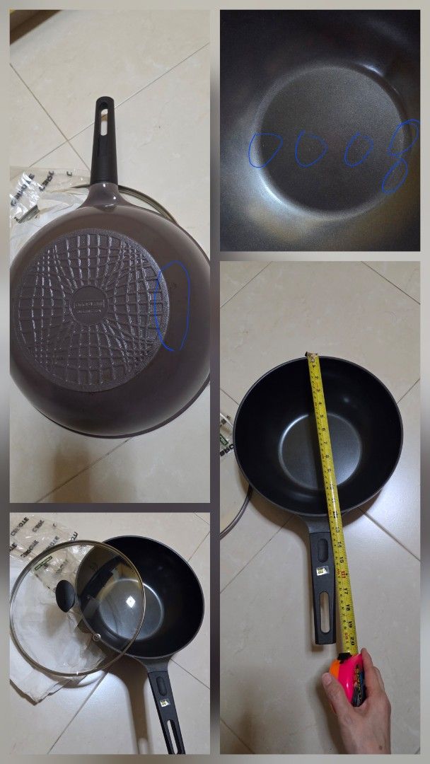 Neoflam Non-stick Wok with Glass Lid