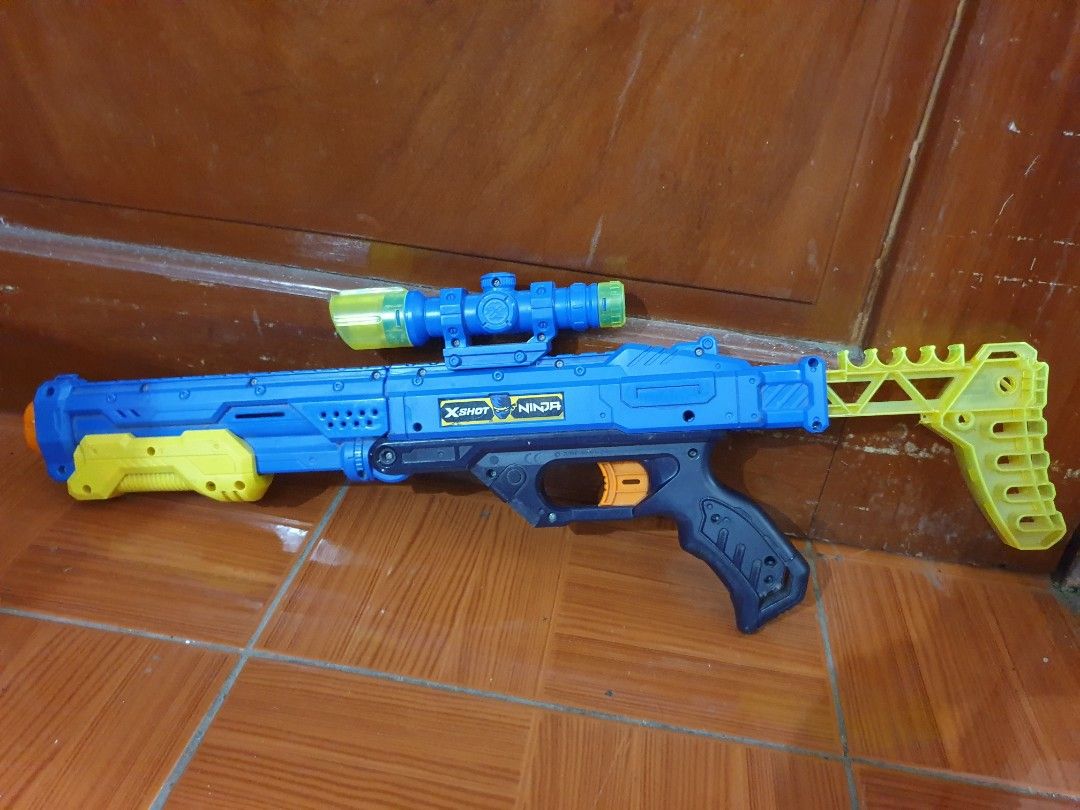 Nerf Ultra, Mega, Glowshot, X-Shot Ninja Blasters Bundle (Category: Action & Battle Toys) located in Las Pinas. Submitted by anggesmart (Listing ID 1447007032, Image 3). Description: Decluttering NERF items For take all at 2500 As is basis, most have no more box. Pls manage expectations Accepts BPI or Gcash.