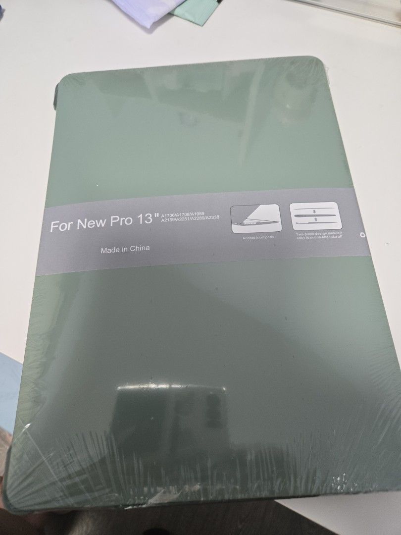 New Pro 13" Laptop Case - Green497834435659048960