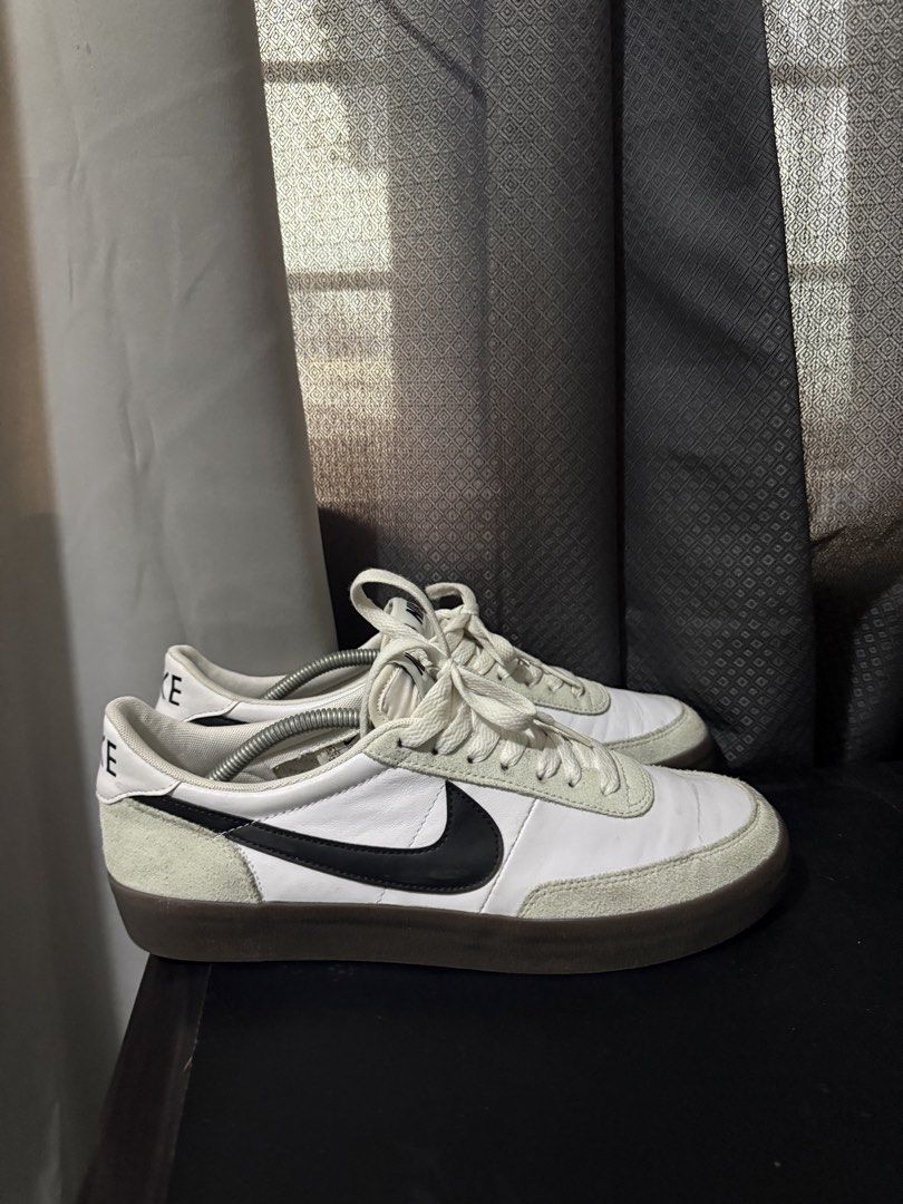 Nike Killshot 2 Sneakers White Black Gum Sole (Category: Sneakers) located in Manila. Submitted by asdfgeo_ (Listing ID 1447013728, Image 1). Description: - Classic Nike Killshot 2 sneakers - White leather upper - Grey suede accents - Black Nike swoosh on the side - Gum sole - White laces - Comfortable and stylish for everyday wear.