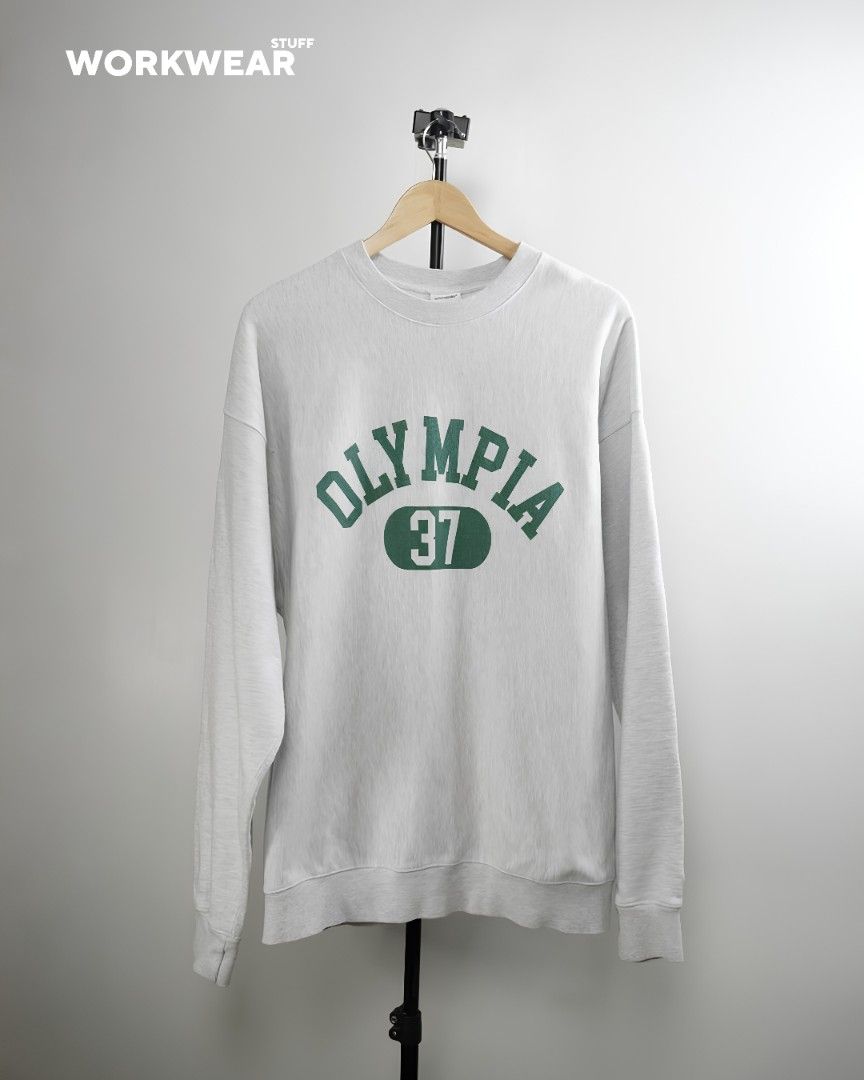 OUTSTANDING heavy weight crewneck (Category: Coats, Jackets and Outerwear) located in Davao. Submitted by workwear_stuff (Listing ID 1447038532, Image 3). Description: OUTSTANDING heavy weight crewneck Condition 9.5/10 Color Rate 9.5/10 Width 23 Length 30 Sleeve 25 M - 550.
