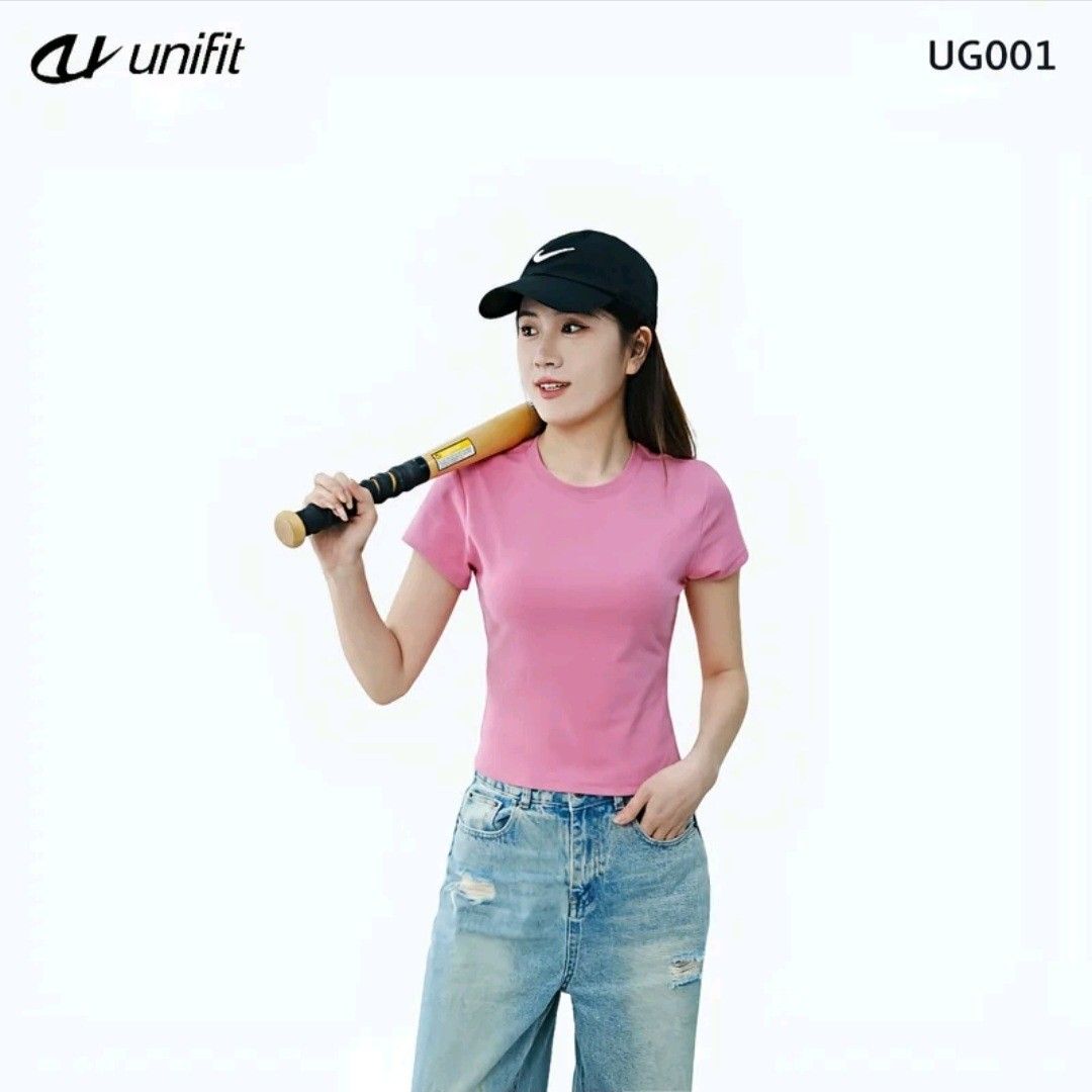 Pink Basic T-shirt Round Neck Tee (Category: Shirts) located in Paranaque City. Submitted by rickie__ (Listing ID 1446958962, Image 2). Description: - Great for everyday wear!! - RFS: Color doesn't me ;-; - W: 12.5" L: 18.5" MOP: GCash MOD: J&T/Lalamove or Moveit (if urgent).