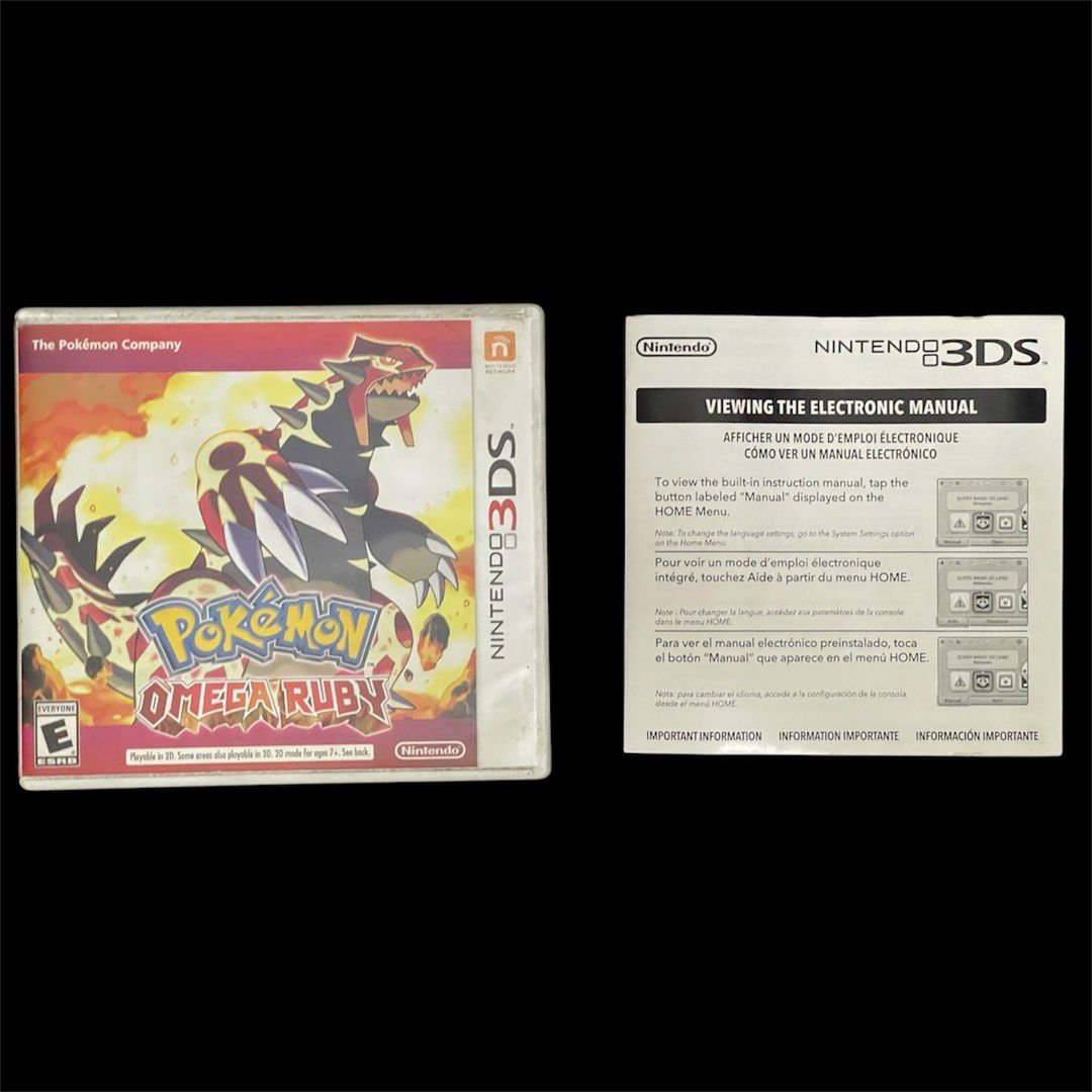 Pokemon Omega Ruby (Category: Nintendo) located in Paranaque City. Submitted by john020497 (Listing ID 1446914130, Image 1). Description: Condition: - No issue. - Tested working. - Complete with manuals. Just message me if you have any questions or you need more details. Warranty: 1 day of testing Contact number: To be given upon dibs Location: Bacoor, Cavite Modes of payment: Gcash, BDO, BPI Shipping: Lalamove, Grab, LBC, JNT(shipping is shoulde