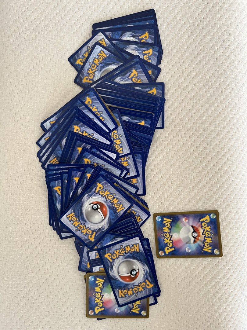 Pokemon Trading Cards - Assorted Collection (Category: Raw Singles) located in Pasig City. Submitted by ripnrareall (Listing ID 1447001806, Image 1). Description: Pokémon cards bulk English and some Japanese Surging sparks, ME and others.
