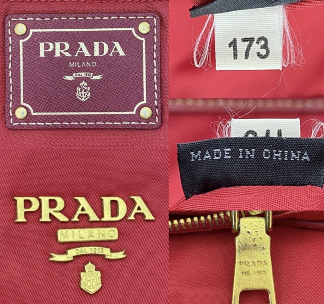 Prada nylon rank c (Category: Luxury Bags & Wallets) located in Las Pinas. Submitted by lovedmnl (Listing ID 1447011166, Image 3). Description: Heavily used Nylon is still ok But the safiano part is peeling off.