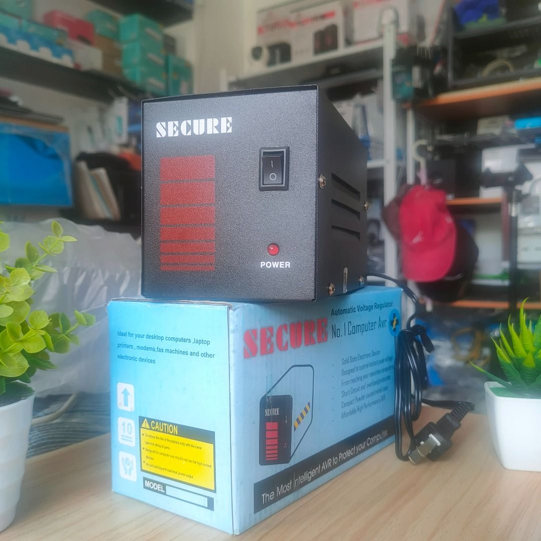 SECURE 500W Automatic Voltage Regulator (AVR) (Category: Other Accessories) located in Santa Maria. Submitted by victorioustech (Listing ID 1446918905, Image 3). Description: ⚡ Protect your PC from unstable power! SECURE 500W Automatic Voltage Regulator (AVR) 💰 PHP 320 ✅ 500W Capacity ✅ Automatic Voltage Regulation ✅ 220V Input/Output ✅ 3 Universal 220V Outlets ✅ Built-in 5A Fuse Protection ✅ Ready for Desktop Computer Setups Perfect for: 🖥 Des