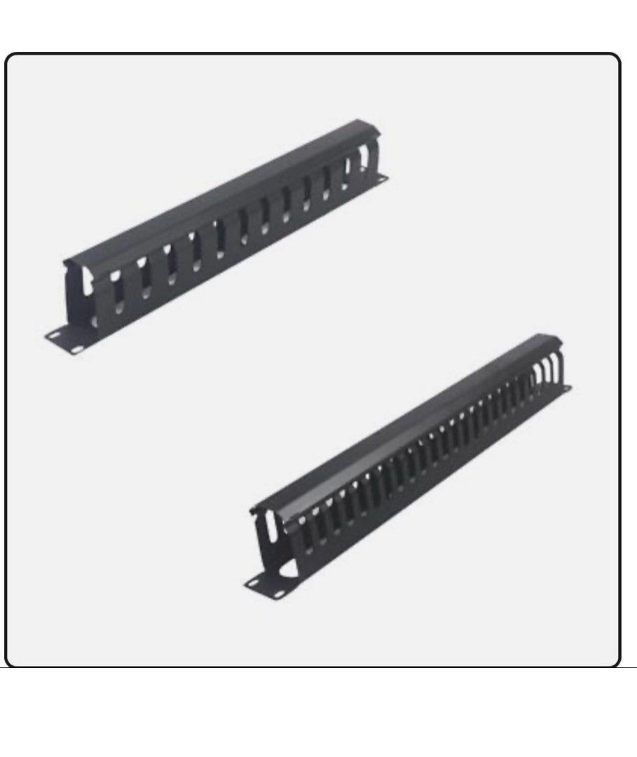 Server Rack Cable Management Desk Cable Rack Cable Organizer / cable manager for 19 inch (Category: Networking) located in Quezon City. Submitted by mdgco (Listing ID 1447014302, Image 2). Description: Standard 19 Inch Cabinet Installation】: This cable management rack is specifically designed for standard 19 inch network cabinets, making it suitable for various network environments. 【Thickened Cold Rolled Steel Plate】: Made from cold rolled steel