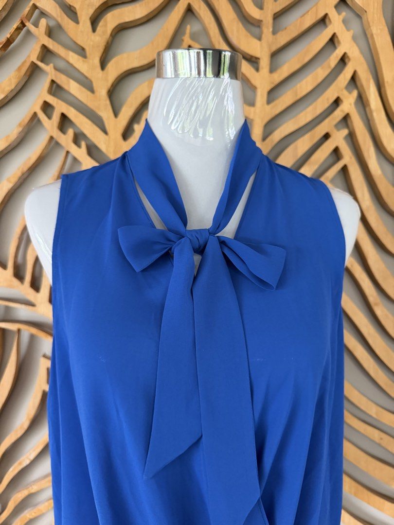Sleeveless Tie-Front Top (Category: Blouses) located in Pasig City. Submitted by smayc_21 (Listing ID 1447017686, Image 2). Description: .