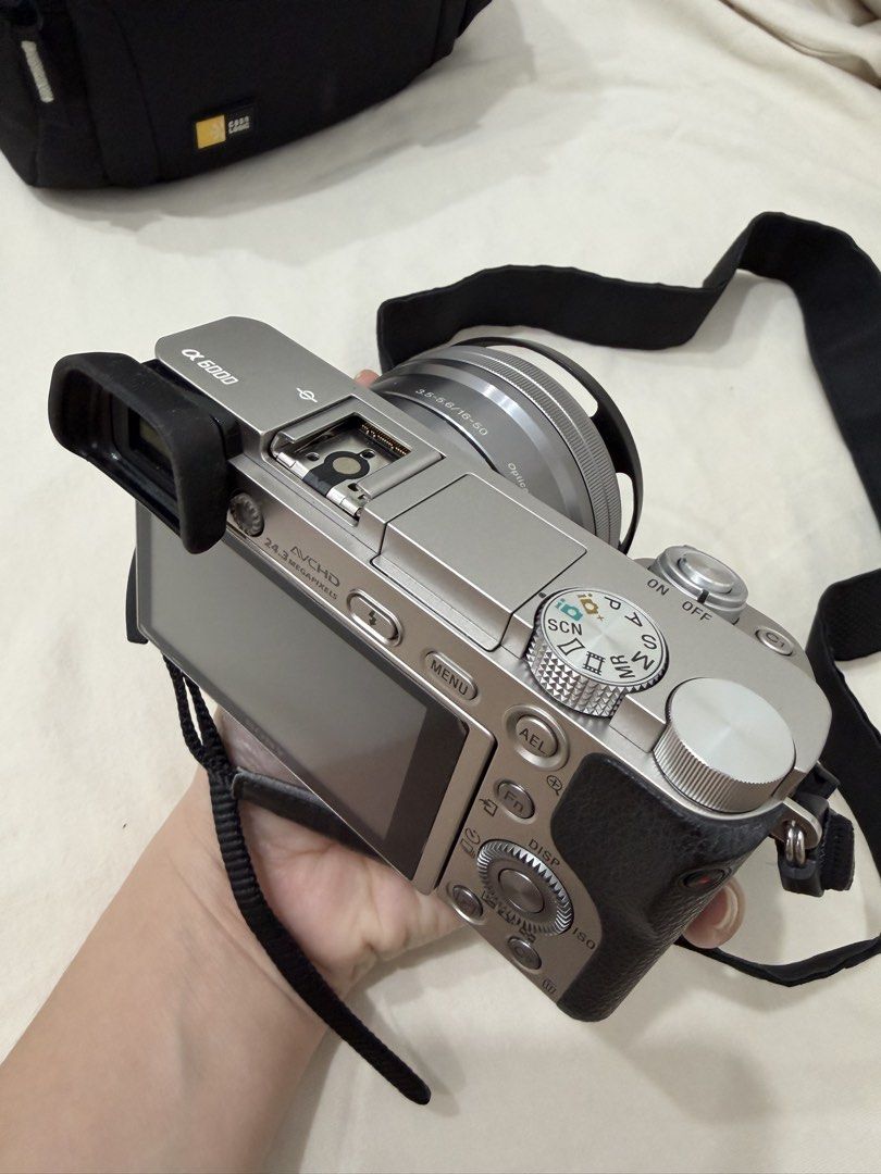 Sony Alpha a6000 Mirrorless Camera (Category: Cameras) located in Manila. Submitted by anne.angel (Listing ID 1447066948, Image 3). Description: In a very good condition 97% smooth With free camera bag Pick up in Don Galo Parañaque Negotiable but please be reasonable .