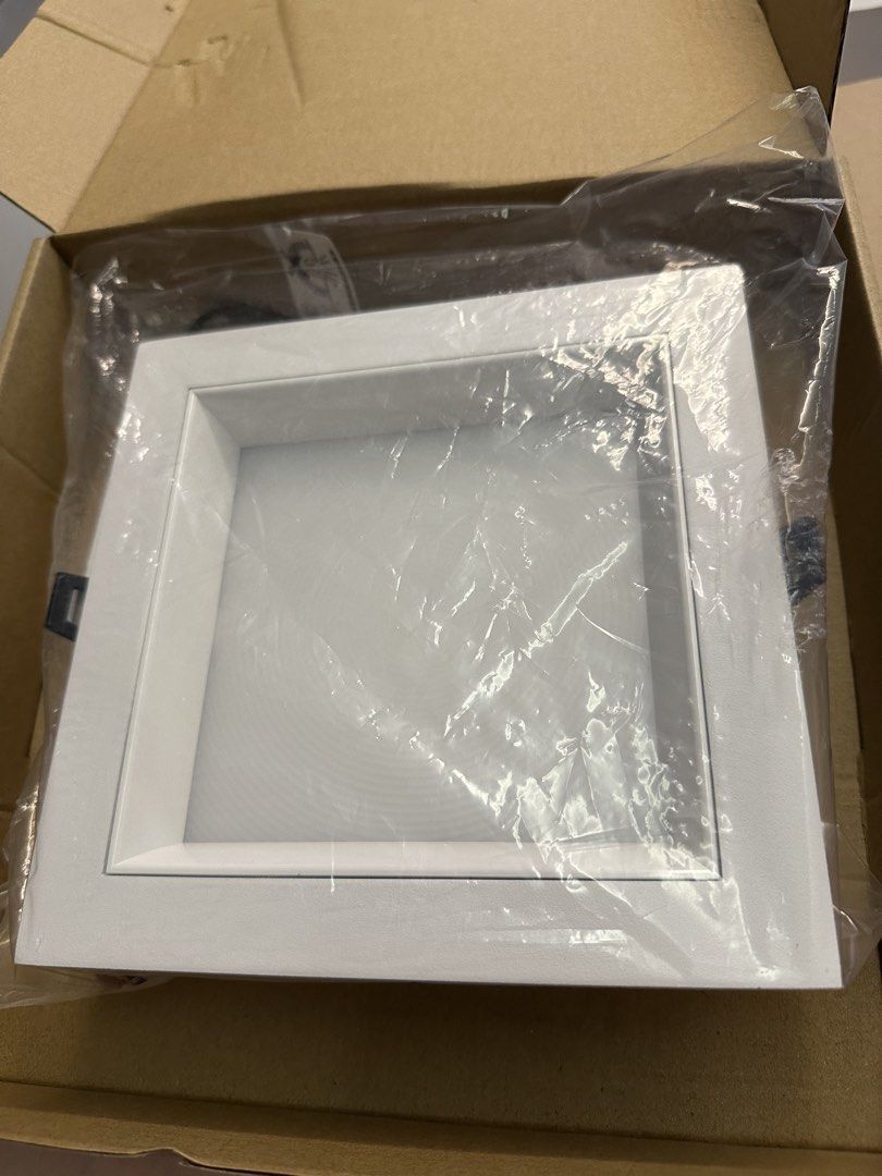 Square LED Ceiling Light Panel with Driver (Category: Lighting) located in Singapore. Submitted by jbunny20 (Listing ID 1447047708, Image 1). Description: - White square LED panel light - Includes EAGLE RISE LED power supply driver - Dimensions: Approx. 17.5cm x 17.5cm - Ideal for ceiling installation - Ready to be wired - Sold as a set - one set $12, two sets $20.