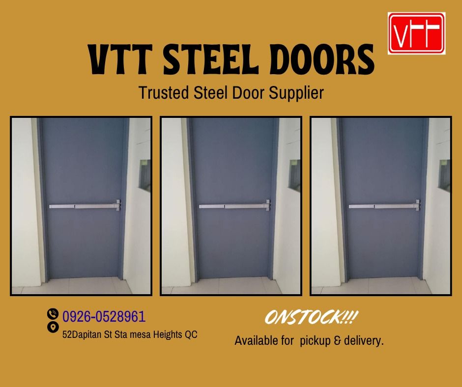 steel fire exit door (Category: Locks, Doors & Gates) located in Quezon City. Submitted by vttsteeldoor-chelle (Listing ID 1446923094, Image 1). Description: .