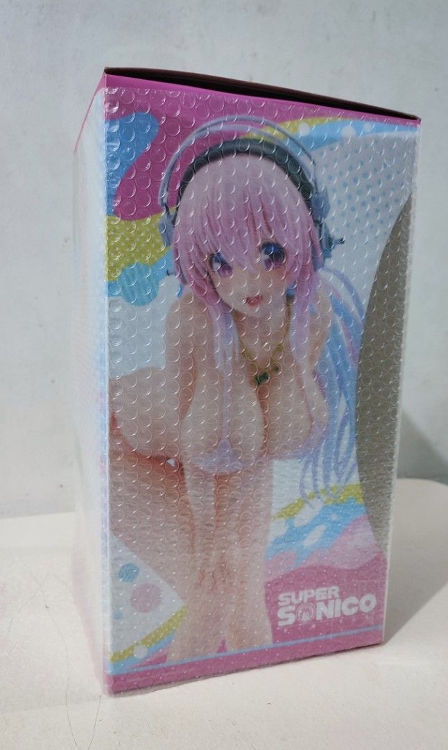 Super Sonico Figure Box Anime (Category: Figurines & Statues) located in Manila. Submitted by ultimaweaponjc09 (Listing ID 1447033817, Image 1). Description: 👉Wave Super Sonico White swimsuit style 1/7 scale (9000) -Opened/never play nor display. - Box is bubble-wrapped for protection - Ideal for collectors Meet-ups: Isetann recto,Mcdonals Recto,Jollibee D.Jose or Jollibee near M.Dela Fuente street. While buyers risk and expense if shipping basi