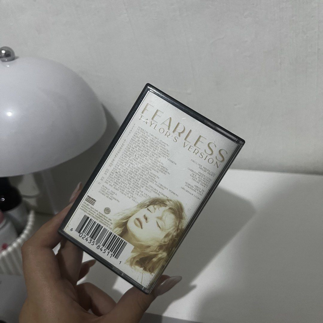 Taylor Swift Fearless (Taylor's Version) Cassette Tape (Category: CDs & DVDs) located in Manila. Submitted by may077. (Listing ID 1447007404, Image 3). Description: - Taylor Swift's Fearless (Taylor's Version) cassette tape - Includes all original album tracks - Comes in its original case.