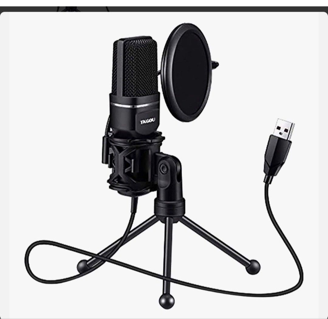 Tkgou Computer Condenser Recording Microphones Black M799B (Category: Microphones) located in Quezon City. Submitted by mdgco (Listing ID 1447013271, Image 1). Description: just tested, open box Opened box , unused Premium desktop microphone Tkgou M799B Black USB Recording & Streaming Microphone Kit w/ Stand & Pop filter condition is used in good usable condition see photos for details shipped usps ground advantage.
