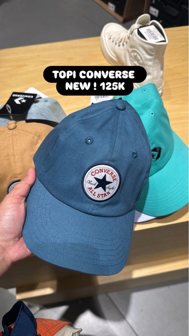 Topi converse (Kategori: Aksesoris Wanita) berada di Bondowoso. Dikirim oleh atharapreloved (ID iklan 1447100195, Gambar 1). Deskripsi: .