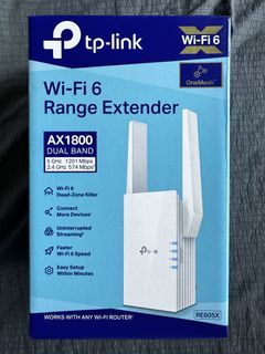 TP-Link AX1800 Wi-Fi 6 Mesh Range Extender RE605X