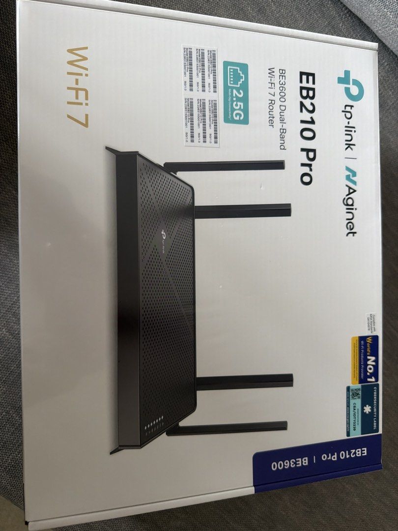 TP-Link EB210 Pro BE3600 Dual-Band Wi-Fi 7 Router