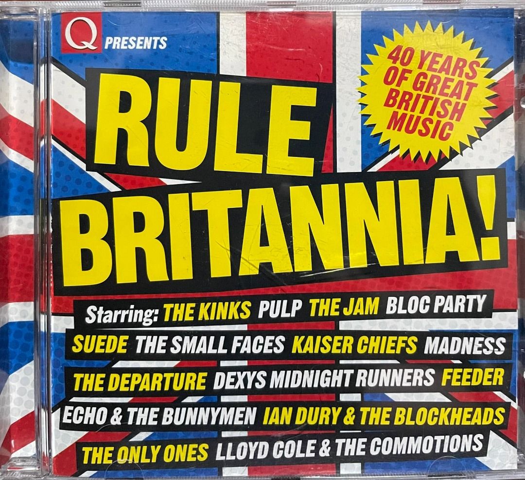 Various – Rule Britannia! CD COMPACT DISC (Category: CDs & DVDs) located in Quezon City. Submitted by red_records_vinyl (Listing ID 1446955102, Image 1). Description: Condition: nm / Various / US pressed Tracklist 1 Bloc Party– Helicopter 2 Suede– The Drowners 3 The Small Faces– Don't Burst My Bubble 4 The Kinks– Misty Water 5 The Jam– The Bitterest Pill (I Ever Had To Swallow) (First Version) 6 Pulp– Dishes 7 Madness– Mr Speaker Gets The Word 8 