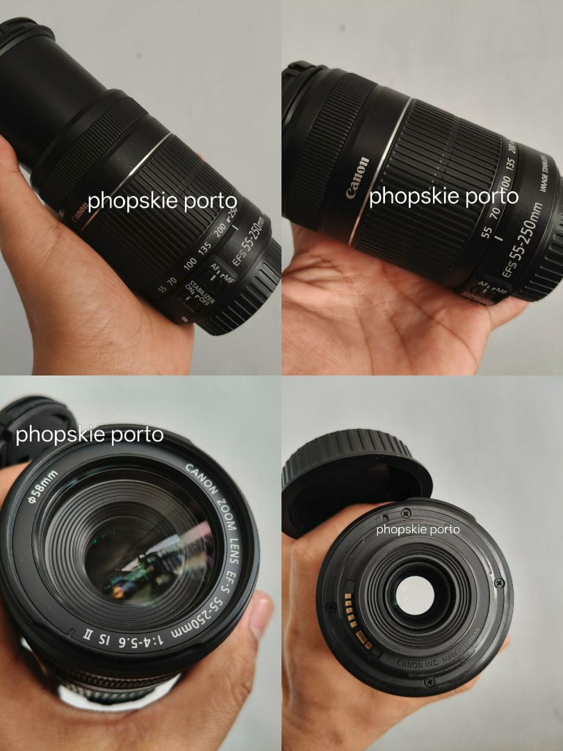 Various zoom lens for Canon Nikon DSLR camera (Category: Lens & Kits) located in Cabuyao City. Submitted by phopskie.porto (Listing ID 1446933016, Image 3). Description: For sale pre-loved Zoom lens for Canon Nikon DSLR camera Item 1 Canon EF zoom lens 75-300mm F4-5.6 version III comes with rear cap and UV filter only PhP 7,000.00 Item 2 Nikon Nikkor AF-S 55-200mm ED VR zoom lens Comes with lens hood,front and rear cap PhP 6,000.00 Item 3 Tamron 