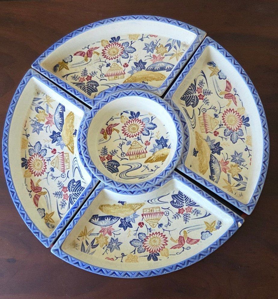 Vintage Serving Platter and snack Set497784680885800960