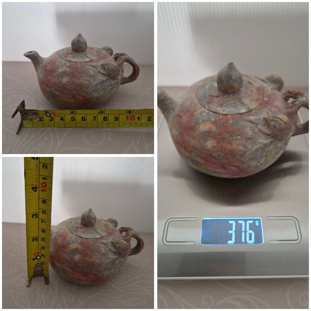 Vintage Stone Teapot with Decorative Box497390294496727041