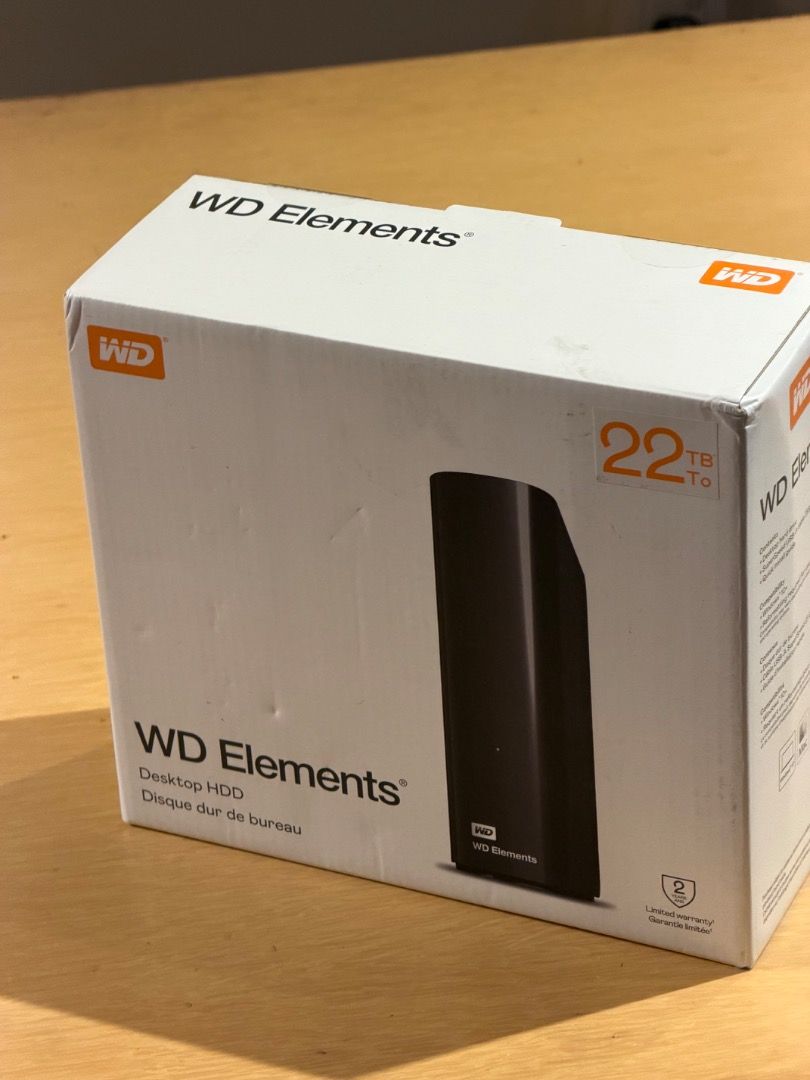 WD Elements 22TB Desktop HDD External Hard Drive497054313653872640