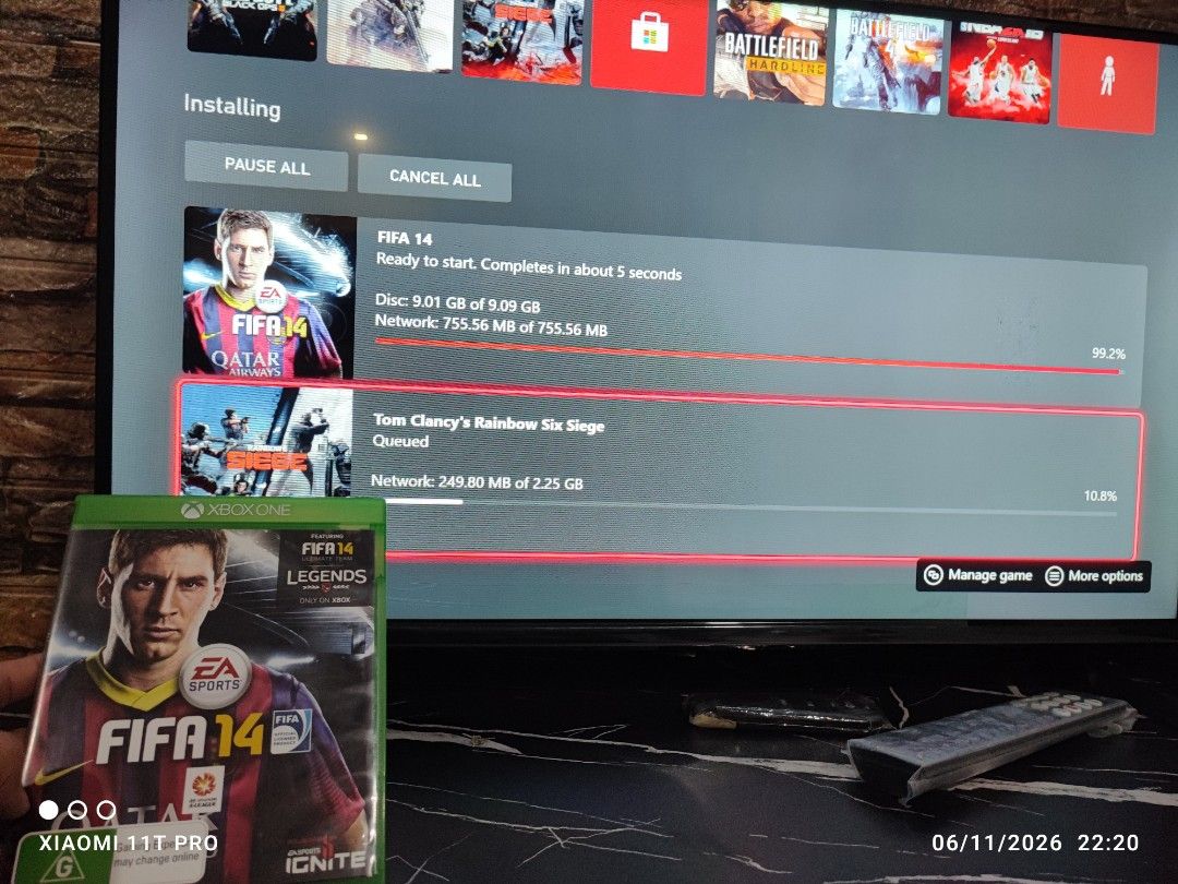 XBOX ONE CD " Fifa 14 " (Category: Xbox) located in Manila. Submitted by pcltasenseigaming (Listing ID 1446915023, Image 3). Description: XBOX ONE CD " Fifa 14 " 📌 Price 319 📌 Negotiable 📌 Details : Kitang kita sa picture na working kasama pa time and date 📌 2nd Hand Tested Working 📌 Can Send Pictures/Video Of Item With Time & Date 📌 Compatibility is buyer's responsibility 📌 PLEASE RATE MY MARKETPLACE PROFILE AFTER TRANSACTION THANKYOU & G