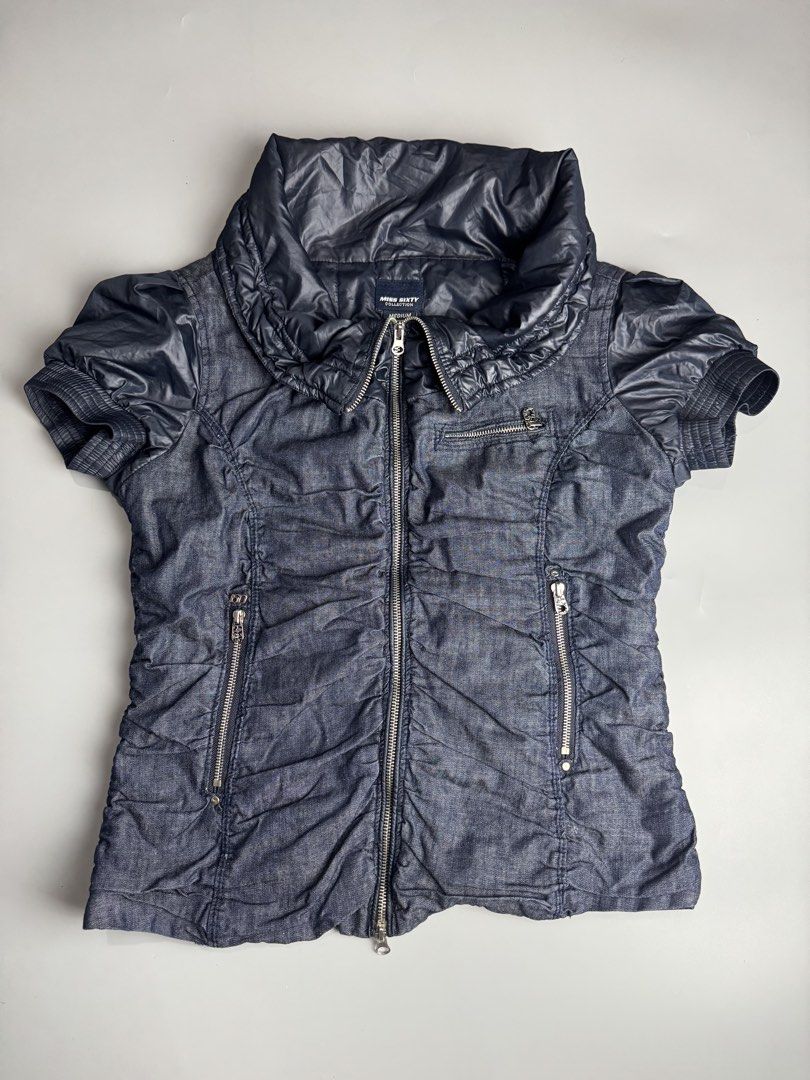 Y2k Miss Sixty - Short sleeve Jacket (Category: Coats, Jackets and Outerwear) located in San Pablo. Submitted by _daddyrey (Listing ID 1447052375, Image 1). Description: Y2k Miss Sixty - Short sleeve Jacket Size : Medium Minor signs of usage Still in excellent condition Missing lace Authentic DM!.