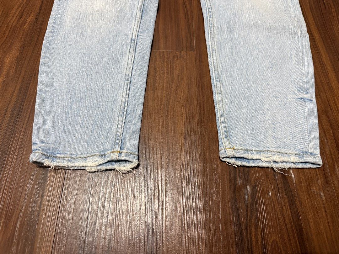 Zara Jeans (Category: Jeans) located in Paranaque City. Submitted by decluttering.rightnow (Listing ID 1447072201, Image 2). Description: PLEASE READ ALL THE DETAILS THOROUGHLY ⚠️ Brand: Zara Item: Jeans / Pants Size on tag: 32 Width: 17” Length: 37.5” Condition: Worn few times only Note: Personal item not thrifted. Issue: None Terms & Conditions * 100% Authentic unless stated otherwise. Money-back guarantee. * First come, first served. * No rese