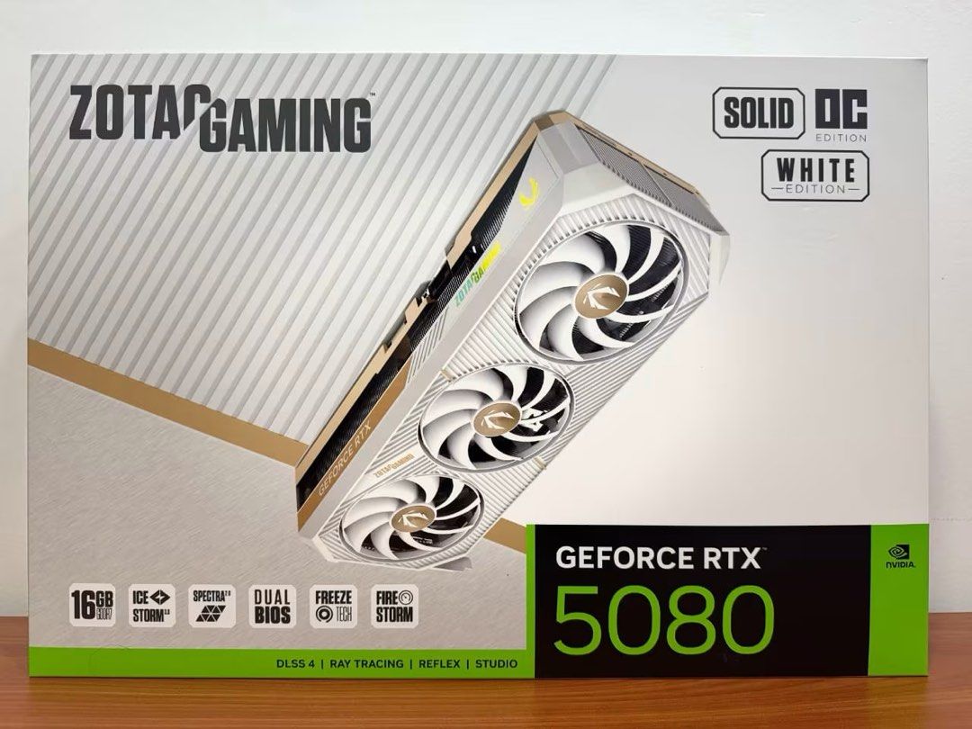 ZOTAC GAMING GeForce RTX 5080 Solid Core OC497837450221342720
