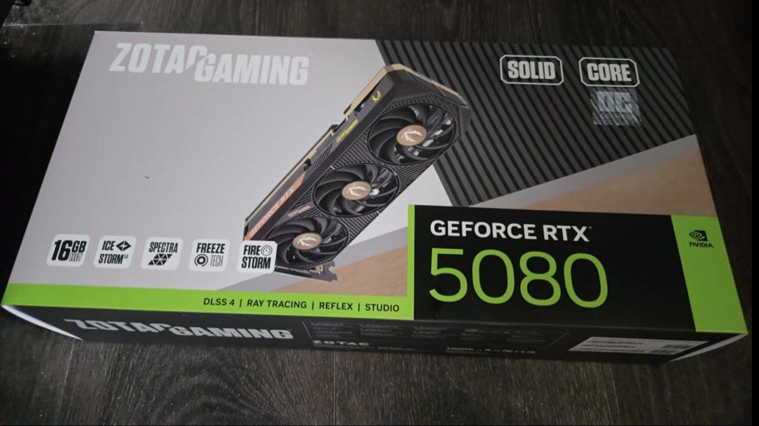 ZOTAC GAMING GeForce RTX 5080 Solid Core OC497837450221342722