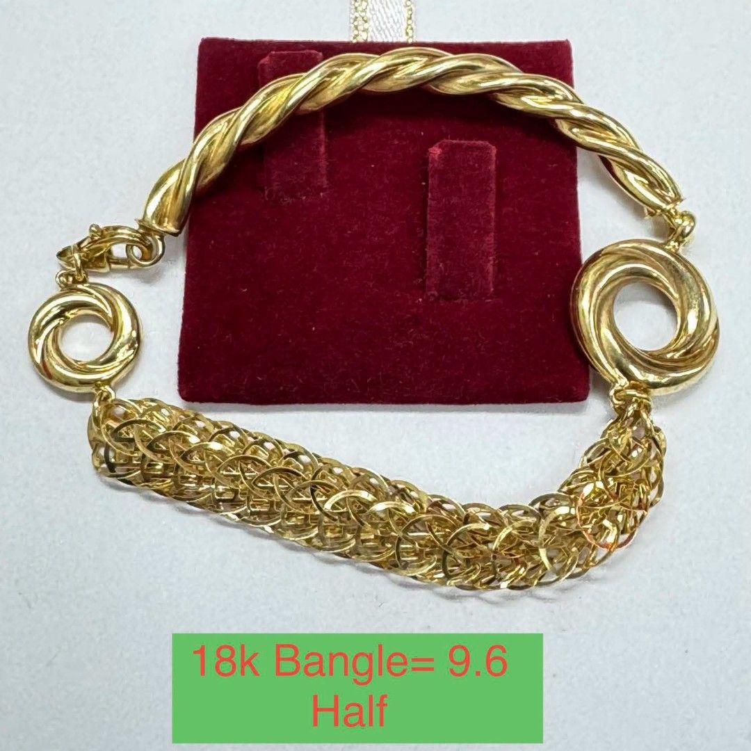 18k Saudi Gold charms bracelet (Category: Bracelets) located in Manila. Submitted by bhelgoldseller2ndaccount (Listing ID 1448707644, Image 3). Description: New!!✨New!!✨New!! Authentic 18k Saudi Golds 💯pawnable/naisasanla 💯with high appraisal rate 💯good investment 💯Direct supplier price 👉OPEN for resellers 🌺please take time to evaluate their actual sizes and grams 👉Best panggift for all occasions ✅ Sold per grams not per piece Kya lowest p