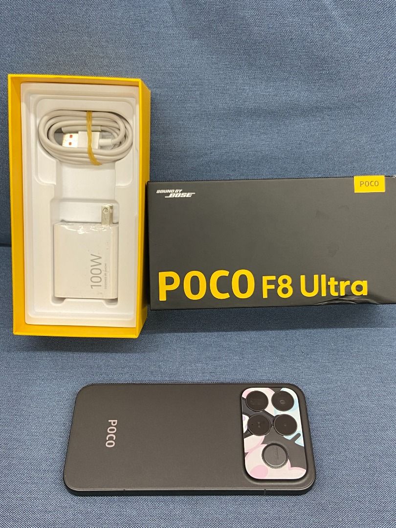 由 carrot_chen (刊登 ID 1448745550，圖片 1) 提交，位於 新北市 (New Taipei) 的 保固長 POCO F8 ultra 16G+512G 小米手機 電競手機 大容量 黑色 (類別：Xiaomi 小米)，說明：商品容量:16G+512G 螢幕尺寸:6.9吋 商品狀態：所有功能都正常，商品為二手機 螢幕無烙印 台灣公司貨 電池健康度100% 商品外觀：外觀9成新 無明顯傷痕 商品盒裝：有盒裝 商品配件：有充電器 商品保固：原廠保固到2027/01 新北永和實體工作室 可舊機折抵 可資料移轉。