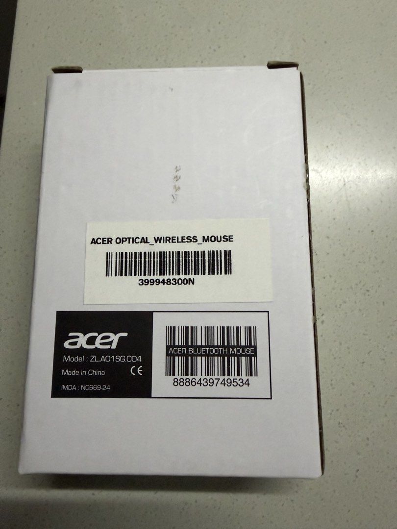 Acer Optical Wireless Bluetooth Mouse - Blue505826175280097283