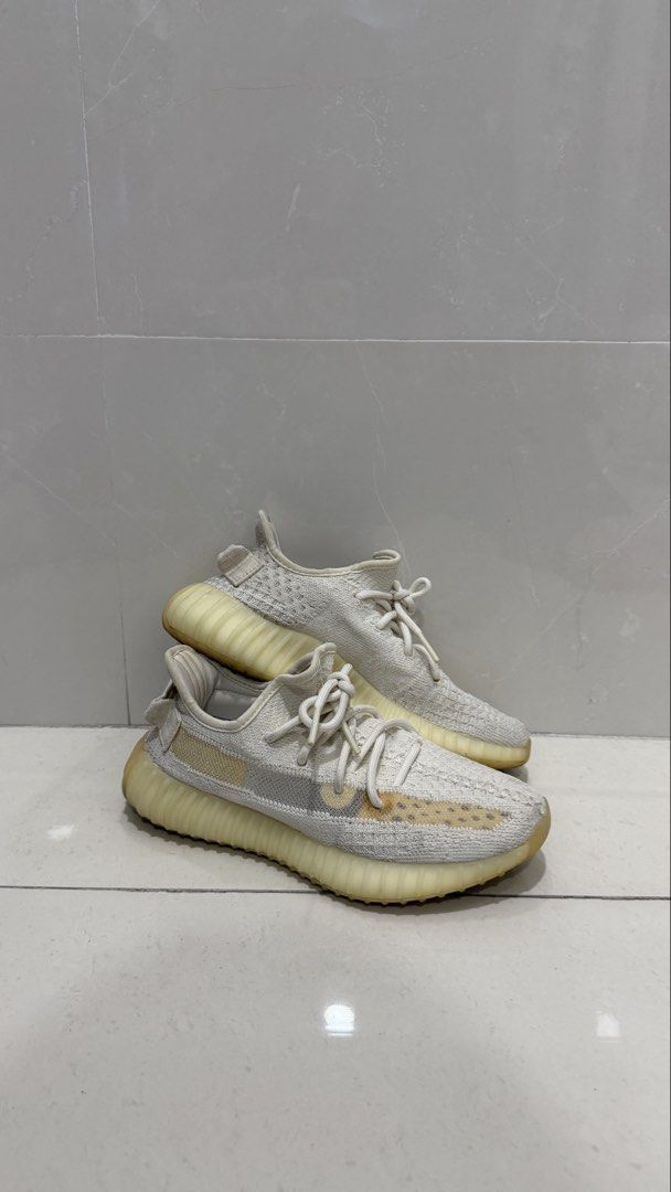 Adidas Yeezy Boost 350 V2 Cream White (Category: Sneakers) located in Manila. Submitted by lilac.z (Listing ID 1448786086, Image 2). Description: - Adidas Yeezy Boost 350 V2 in Cream White - Features classic knit upper with signature translucent stripe - Equipped with comfortable BOOST cushioning - Soles show some wear but retain plenty of life - Ideal for everyday wear - fits size 37.