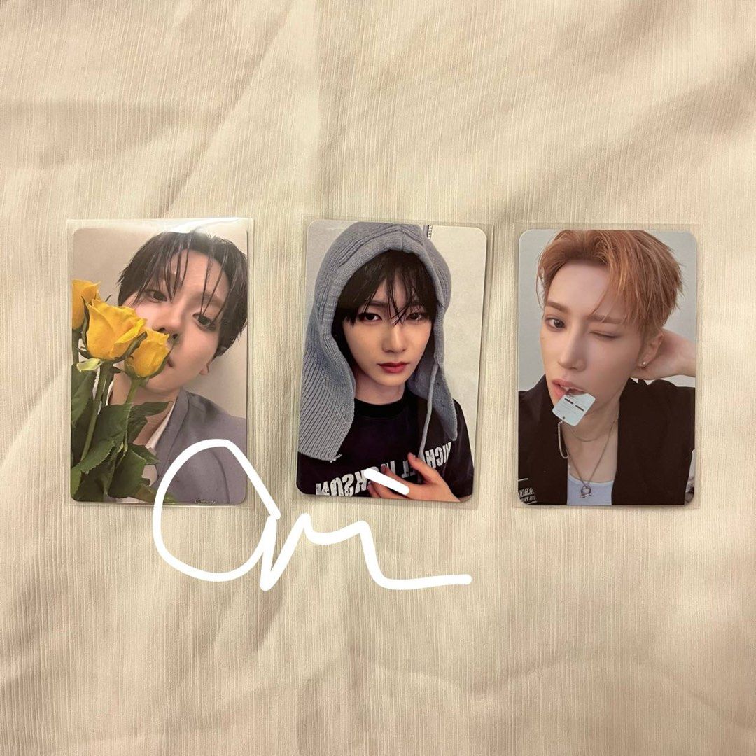 Ald1 Photocards - Sangwon Arno Anxin (Category: K-Wave) located in Putrajaya. Submitted by prelovedbyanisnj (Listing ID 1448697636, Image 1). Description: - All photocards are in protective sleeves - you get all three photocards .