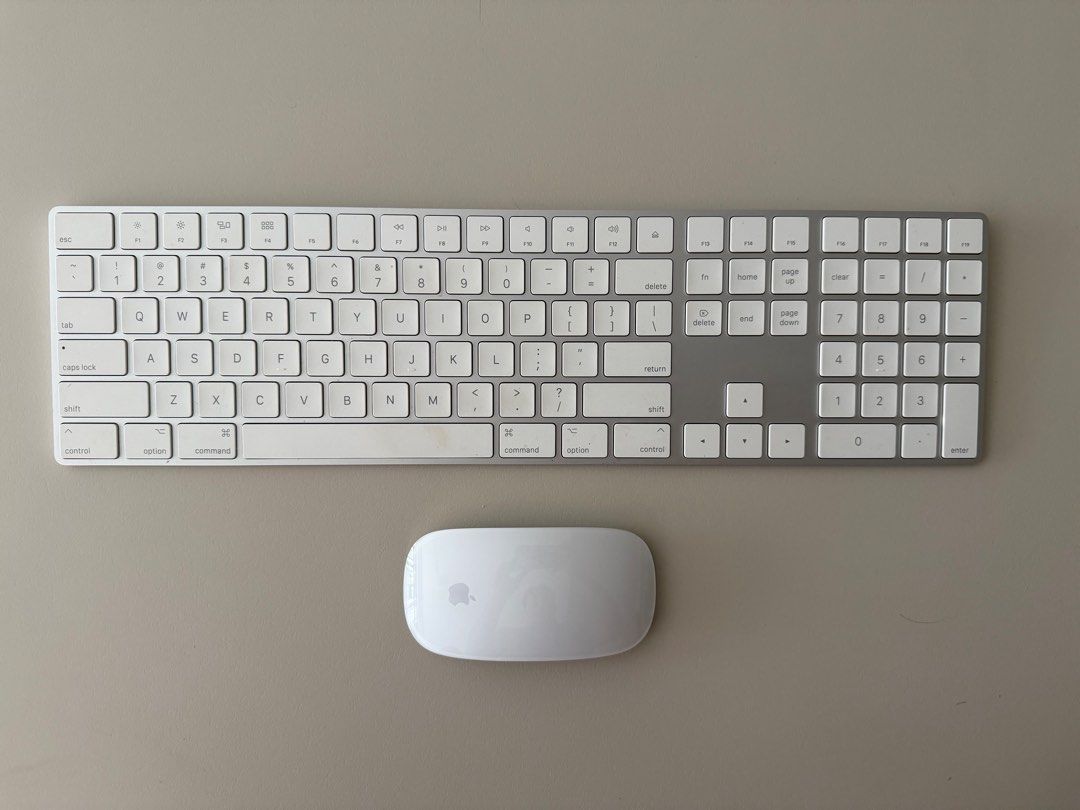Apple Magic Keyboard and Magic Mouse