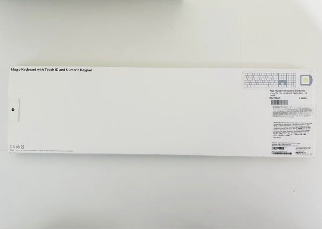 Apple Magic Keyboard with Numeric Keypad & Touch ID (Category: Computer Keyboard) located in Antipolo. Submitted by KwinsClowset (Listing ID 1448870233, Image 2). Description: Color White Brand New and sealed RFS: Preferred Black Keyboard Pick Up: Near DLSU Taft .