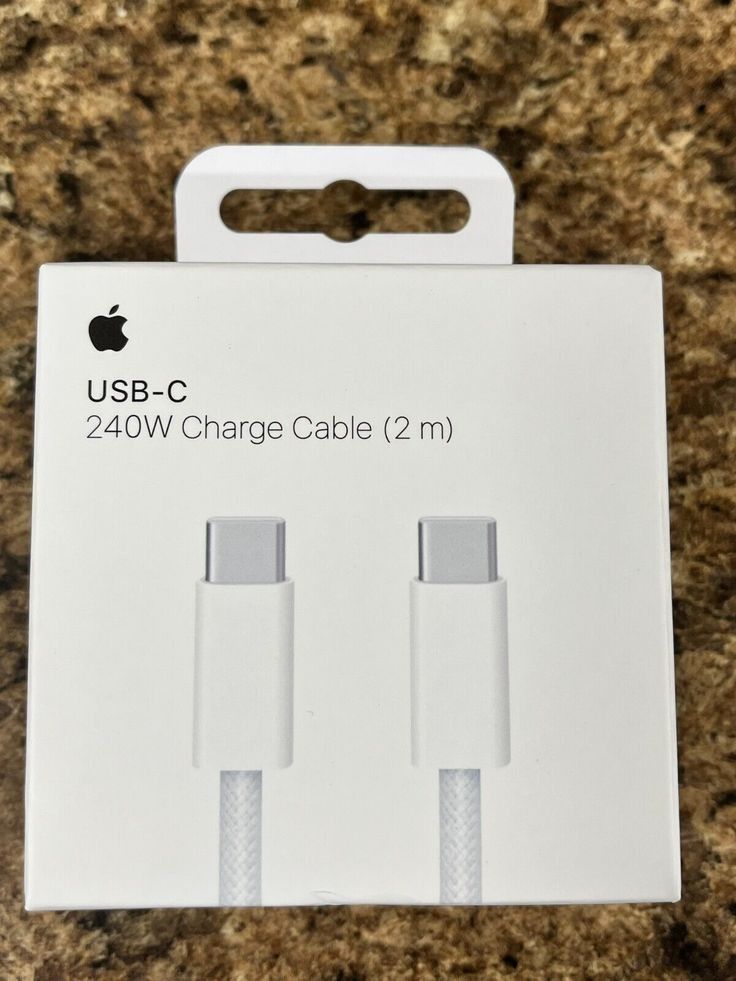 Apple USB-C 240W Charge Cable (2 m) (Category: Chargers & Cables) located in Quezon City. Submitted by aiyhannah (Listing ID 1448705344, Image 1). Description: - Original Apple USB-C Charge Cable - 240W Fast Charging - 2 Meters Length - Durable Braided White Cable - Connects USB-C Devices (MacBooks, etc.) - Brand New in Original Packaging LOC: BATASAN HILLS QC.