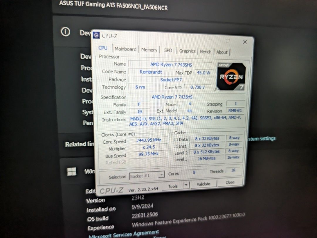 ASUS TUF A15 (FA506NCR-HN007W) (Category: Laptops & Notebooks) located in Quezon City. Submitted by jamesmigue59555 (Listing ID 1448753038, Image 2). Description: FOR SALE: ASUS TUF Gaming A15 (FA506NCR-HN007W) - Graphite Black Price: ₱42,000 (Slightly negotiable for fast buyers) Condition: - 100% smooth, pristine condition (Virtually brand new) - Used for only 5 weeks - No hidden issues, no scratches, perfect battery health - Complete package: O