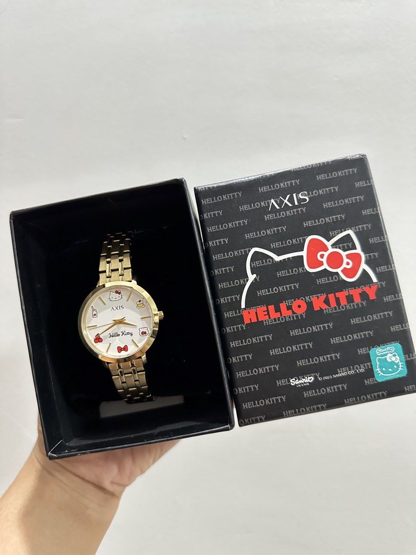 Axis Hello Kitty Watch (Category: Women's Watches) located in Caloocan City. Submitted by ai_declutter (Listing ID 1448754335, Image 1). Description: Never used or worn Brand new.