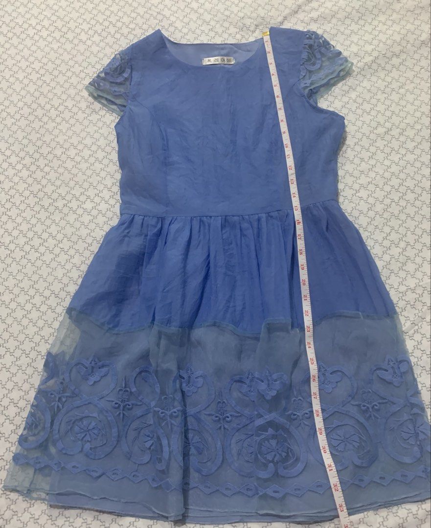 Blue dress for kids (Category: Babies & Kids Fashion) located in Paranaque City. Submitted by vbvessentials (Listing ID 1448835491, Image 3). Description: .