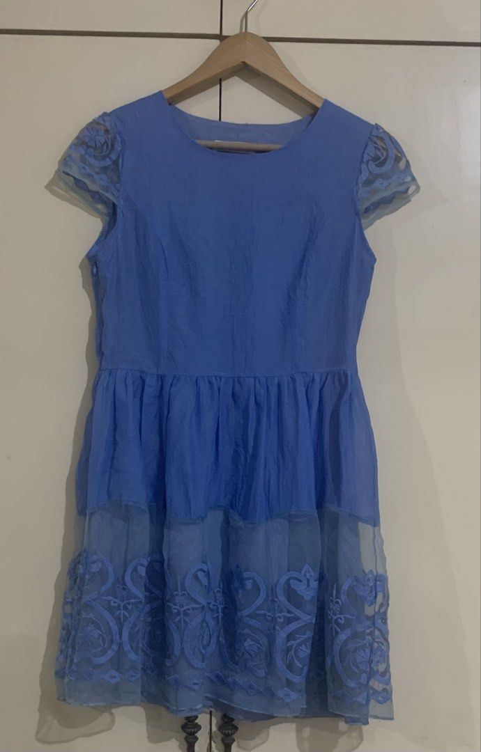 Blue dress for kids (Category: Babies & Kids Fashion) located in Paranaque City. Submitted by vbvessentials (Listing ID 1448835491, Image 2). Description: .