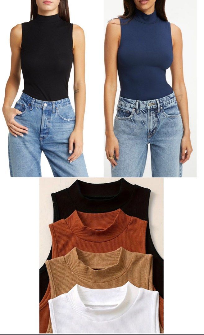 Brown Sleeveless Ribbed Turtleneck Top (Category: Sleeveless) located in Manila. Submitted by brainfog (Listing ID 1448791557, Image 2). Description: IF YOU BUY 3 CLOTHES (priced with 70 pesos), You can get it for ONLY 150.00. Last price po yan - sleeveless - high neckline .