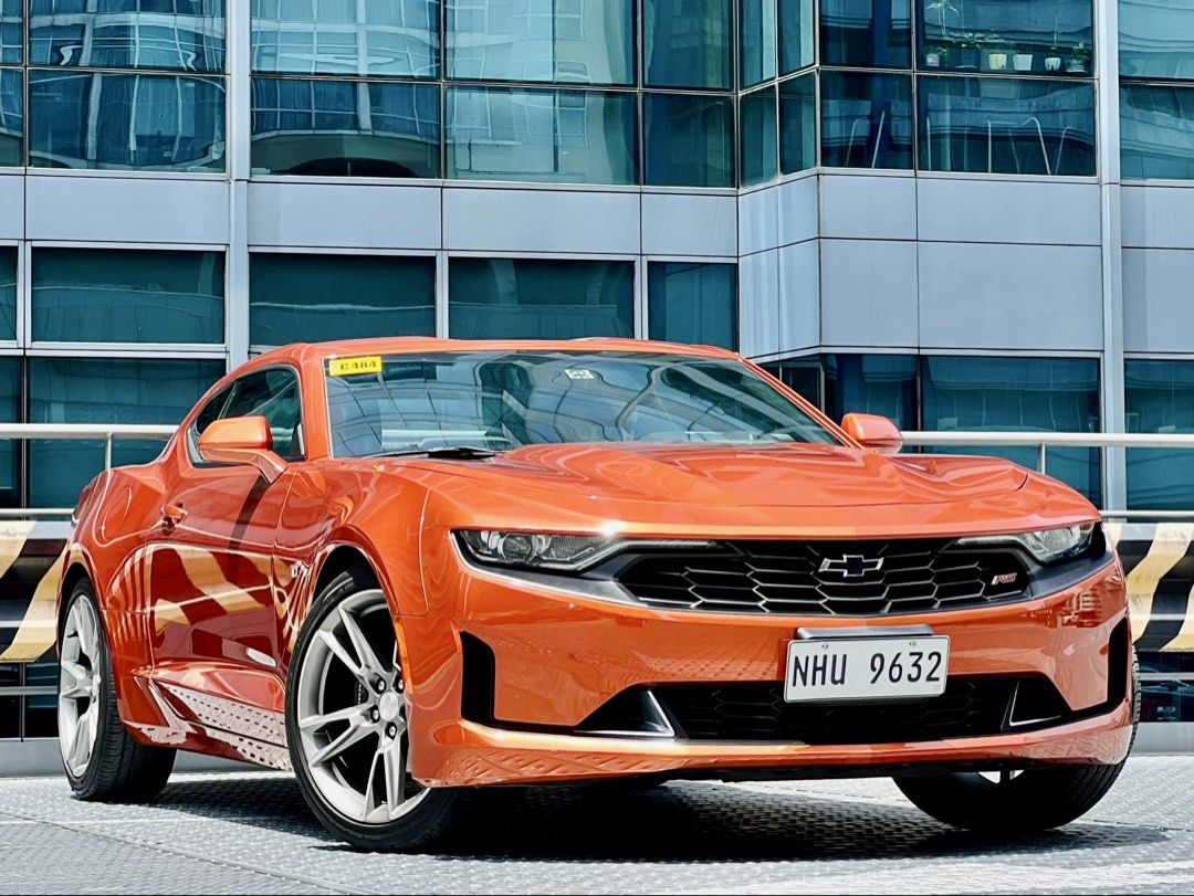 Chevrolet Camaro RS‼️🔥 Auto (Category: Used Cars) located in Makati City. Submitted by maby_latido05 (Listing ID 1448866132, Image 2). Description: 2023 Chevrolet Camaro RS 2.0 Gas AT Like New 5K Mileage Only‼️🔥 20%DP - 614,000 Php 2yrs - Php 137,000 3yrs - Php 99,000 4yrs - Php 82,000 5yrs - Php 73,000 Chattel and Insurance Included ✅ No Mileage Tampering Guaranteed! 1st Owner Push Start 2.0 Turbo Gas Automatic Automatic Transmission 5,000 Mil
